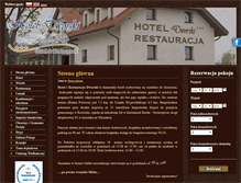 Tablet Screenshot of hoteldworski.pl